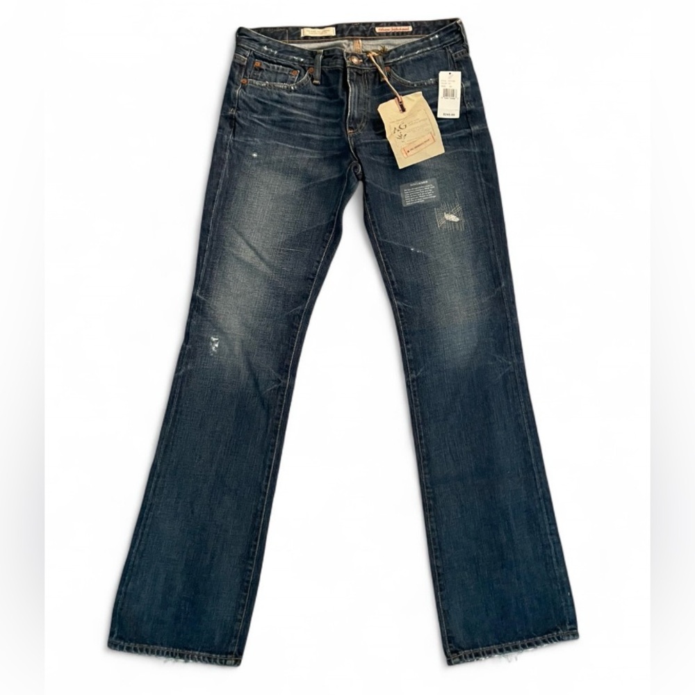 NWT AG Adriano Goldschmied The Kiss Slim Straight Leg Jeans Womens Size 29R